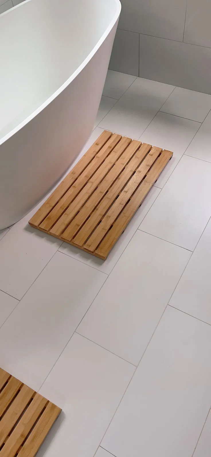 Deck de ducha de madera